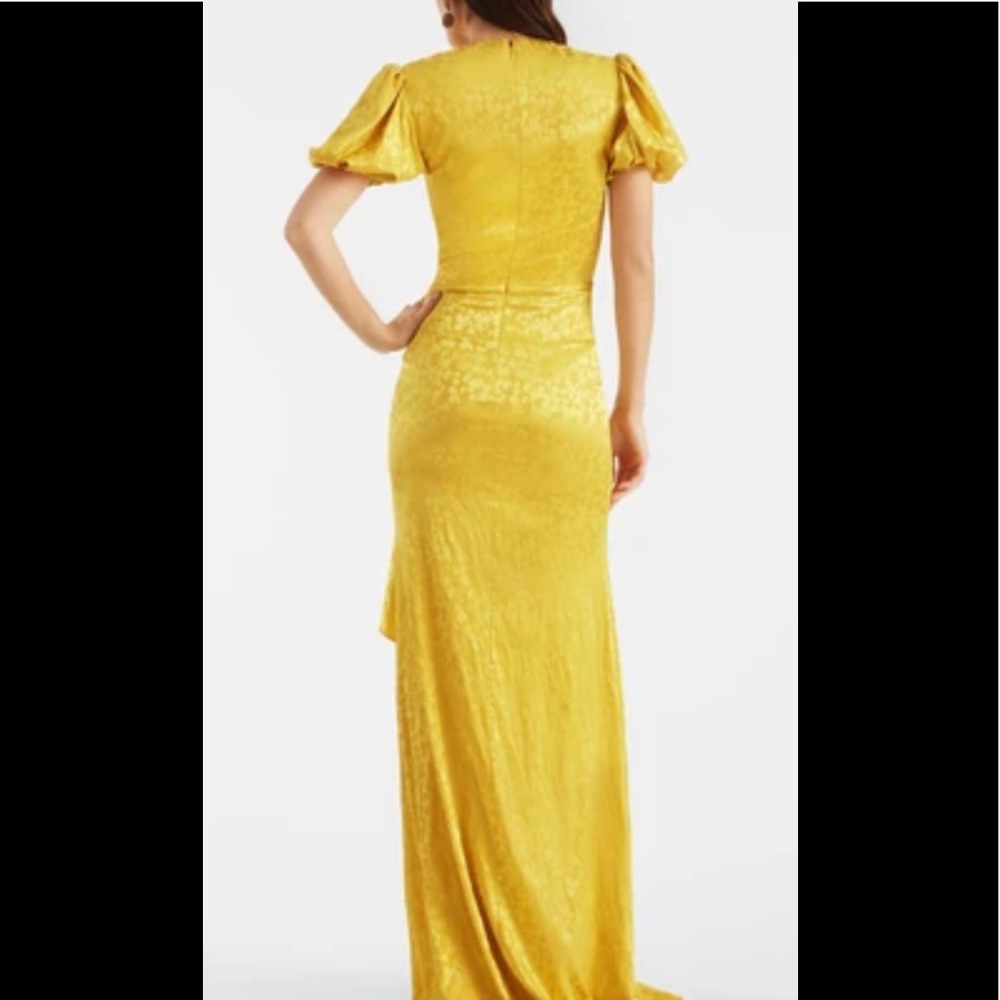 Fiona gown mustard size 14 black tie wedding - Picture 3 of 7